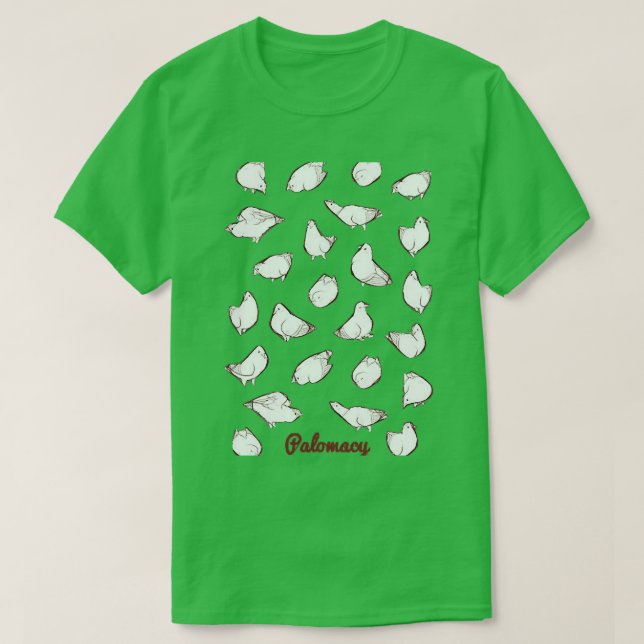 Faultauben weiß 1 T-Shirt (Design vorne)