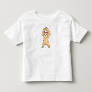 Faultier beim Sport in der Fitness Kleinkind T-shirt
