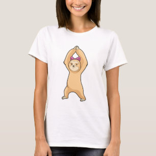Faultier beim Sport in der Fitness T-Shirt