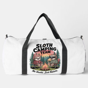 Faultier-Camping-Team Ohne Stress Duffle Bag
