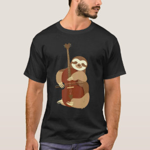 Faultier Cellospieler Cellist Musiker Klassische M T-Shirt