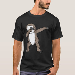 Faultier Dabbing Lustiger Tanzbewegung Dab Geschen T-Shirt