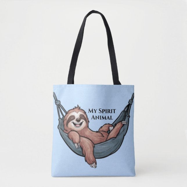Faultier entspannt tasche (Vorderseite)