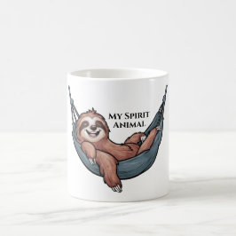 Faultier Entspannung Kaffeetasse
