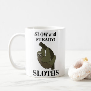 Faultier Faultiere Langsam Und Beständig Lustiges Kaffeetasse