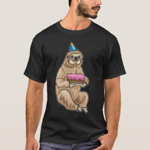 Faultier-Geburtstagskuchen T-Shirt