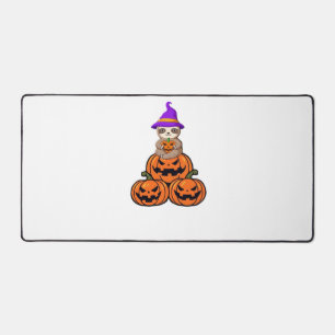 Faultier Halloween Premium T-Shirt Schreibtischunterlage