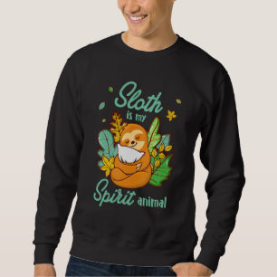 Faultier Ist Mein Geistiges Tier Artikel Faul Fra Sweatshirt