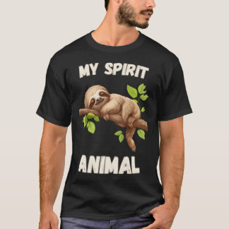 Faultier ist mein Seelentier - Faul zum Schlafen L T-Shirt