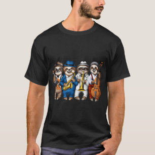 Faultier-Jazzmusiker T-Shirt