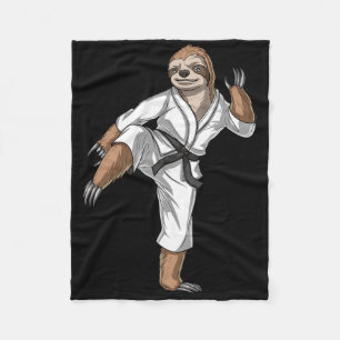 Faultier Karate Kickboxen Taekwondo Muay Thai Mart Fleecedecke