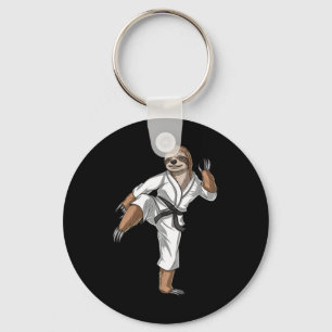 Faultier Karate Kickboxen Taekwondo Muay Thai Mart Schlüsselanhänger