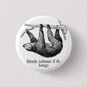 Faultier-Knopf Button