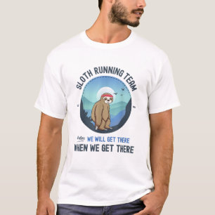 Faultier Lauf-Shirt T-Shirt