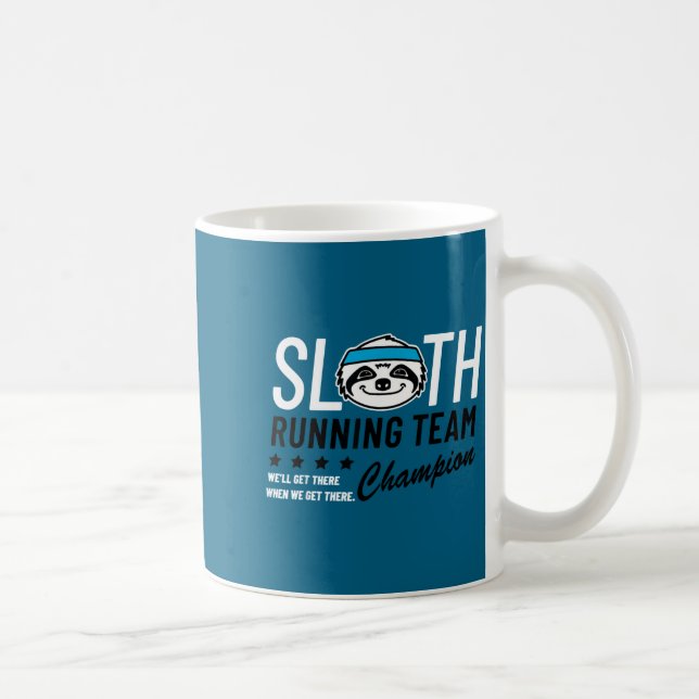 Faultier Laufteam Chamon  Kaffeetasse (Rechts)