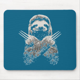 Faultier Lustiges Kostüm Geschenk für Faule Mousepad