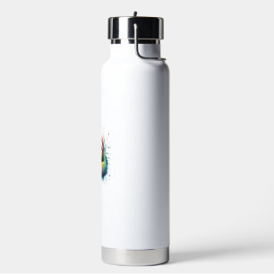Faultier Männer Frau Bunt Wasserfarbe Faultier T-S Trinkflasche