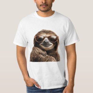 Faultier mit Sonnenbrille T-Shirt