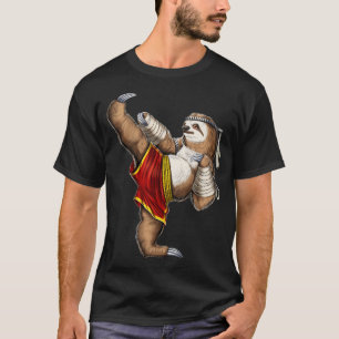 Faultier Muay Thai Kämpfer T-Shirt