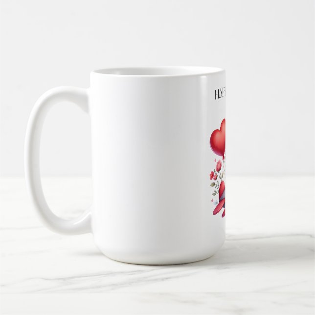 Faultier-Pilot-Geburtstag Kaffeetasse (Links)