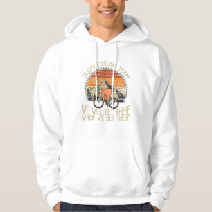 Faultier-Radsportteam Wir Kommen Schon An Wenn Wir Hoodie