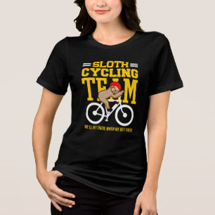 Faultier-Radsportteam Wir Werden Ankommen Lustige  Tri-Blend Shirt
