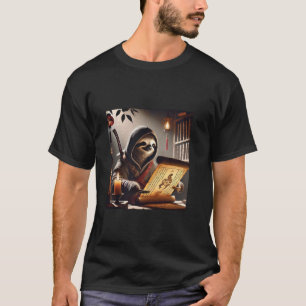 Faultier Samurai Meuchelmörder T-Shirt