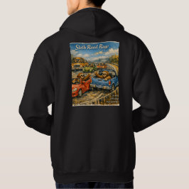 Faultier-Stau-Wut – Rockwell-inspirierte Wasserfar Hoodie