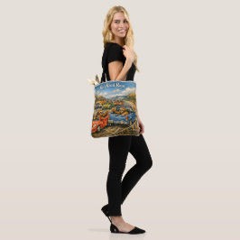 Faultier-Stau-Wut – Rockwell-inspirierte Wasserfar Tasche