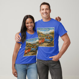 Faultier-Straßen-Wut – Rockwell-inspirierte Wasser T-Shirt