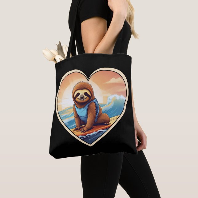 Faultier-Surfen Tasche (Von Nahem)