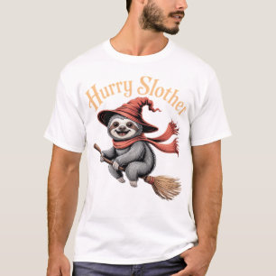 Faultier Süß Halloween Hexe Lustig Essential T-Shi T-Shirt
