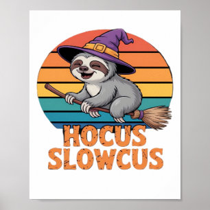 Faultier Süße Hexe Lustig Halloween Essential T-Sh Poster