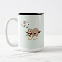 Faultier-Tasse 'Lazy Sloth Mug' – Lustiges Geschen