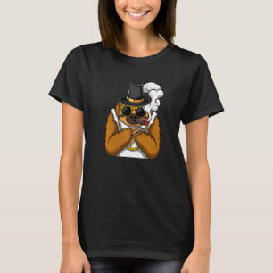 Faultier-Tier raucht Zigaretten im Stil eines Hip- T-Shirt