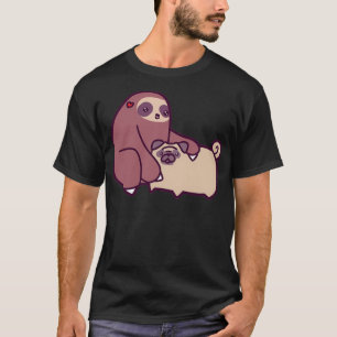 Faultier und Mops  T-Shirt