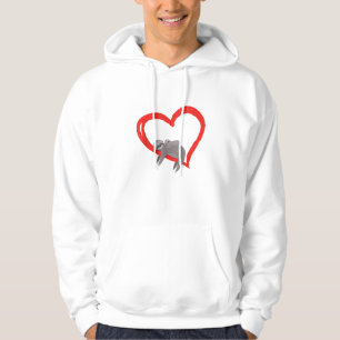 Faultier Valentinstag, Frauen Faultier Valentinsta Hoodie