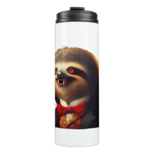 Faultier Vampir Klassik T-Shirt Thermosbecher