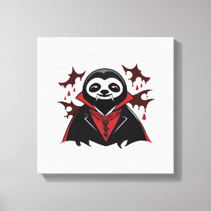 Faultier Vampir Klassisches T-Shirt_1 Leinwanddruck