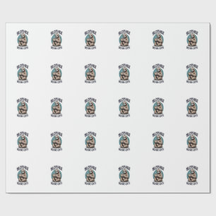 Faultier vor Kaffee Sublimation Geschenkpapier