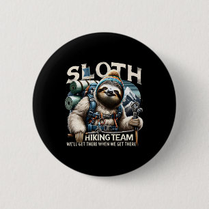 Faultier-Wanderteam-Natur-Aktivitäten-Liebhaber Fa Button