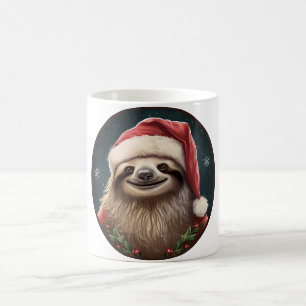 Faultier Weihnachten Kaffeetasse