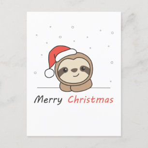 Faultier Weihnachten Schnee Winter Tiere Faultiere