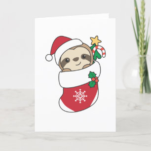 Faultier Weihnachten Schnee Winter Tiere Faultiere