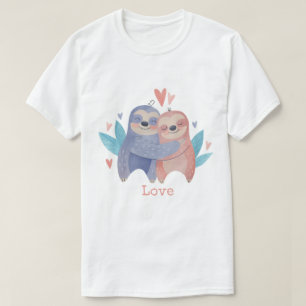 Faultiere in Liebe T-Shirt