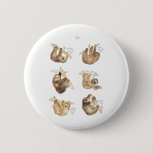 Faultiere Klassiker Button