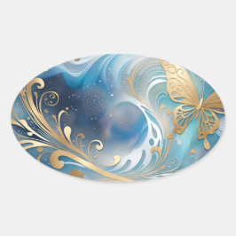 Fauna 1 - 001 ovaler aufkleber