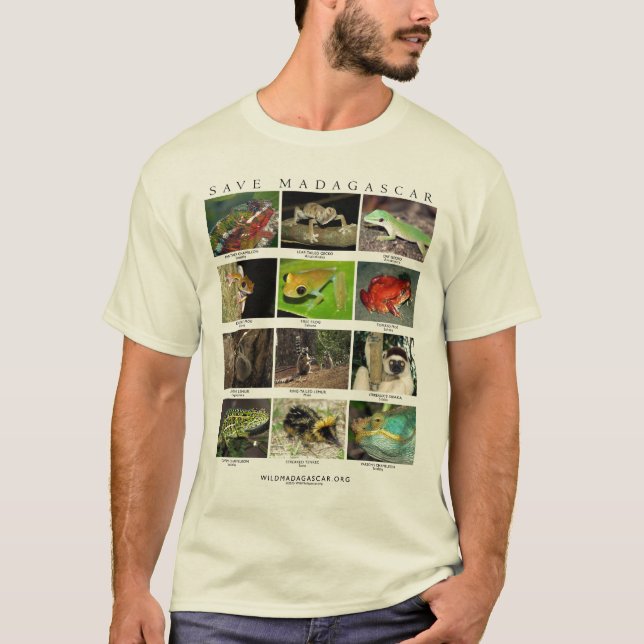 Faune de T-shirt du Madagascar (Devant)