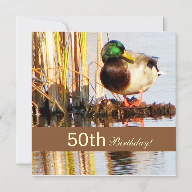 Faune Invitation à la fête du 50e anniversaire (Devant)