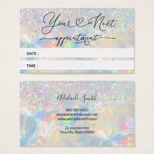 fausse parties scintillant opale carte de rendez-v